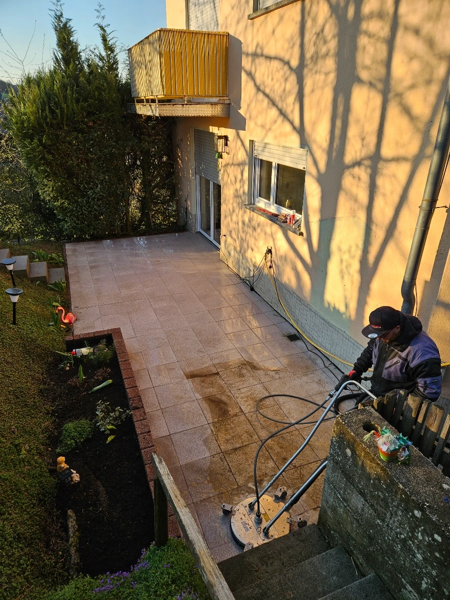 terrassenplatten reinigen hausmittel