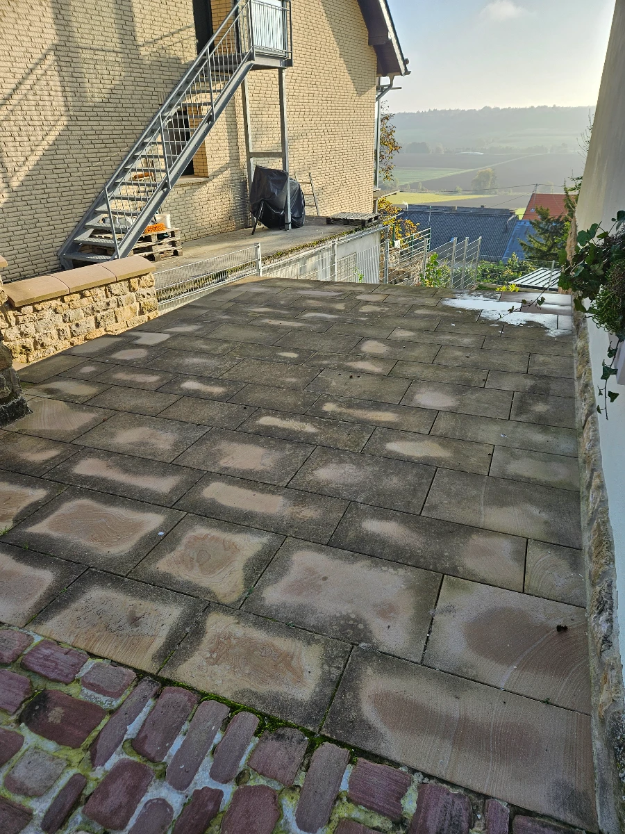 terrassenplatten reinigen hausmittel